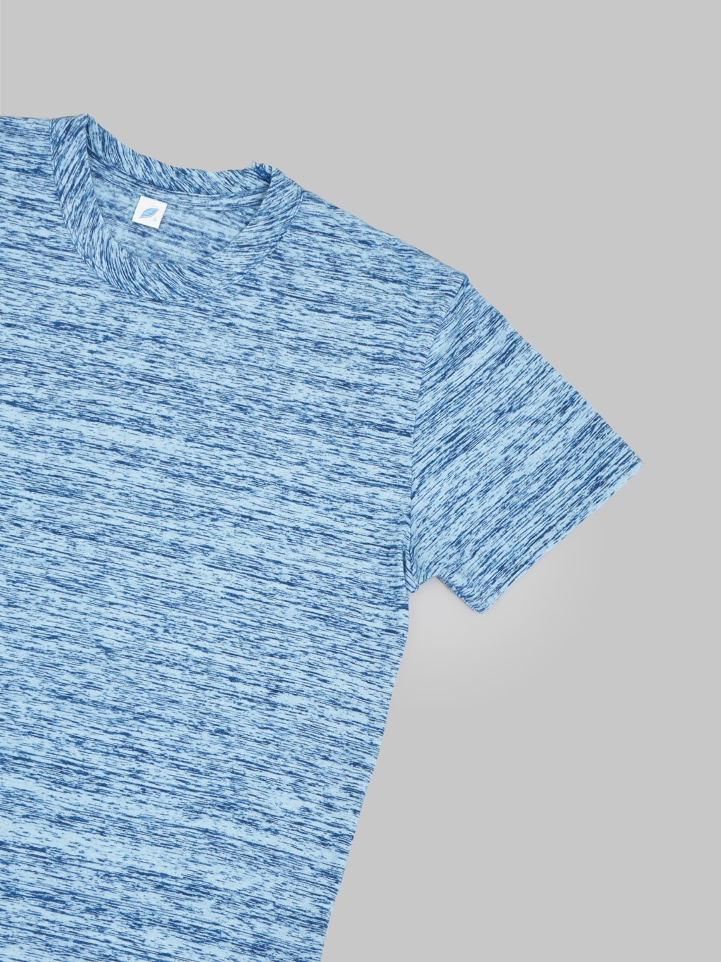 Pure Blue Japan  KS-5011-SS Kasuri T-shirt Indigo - 8