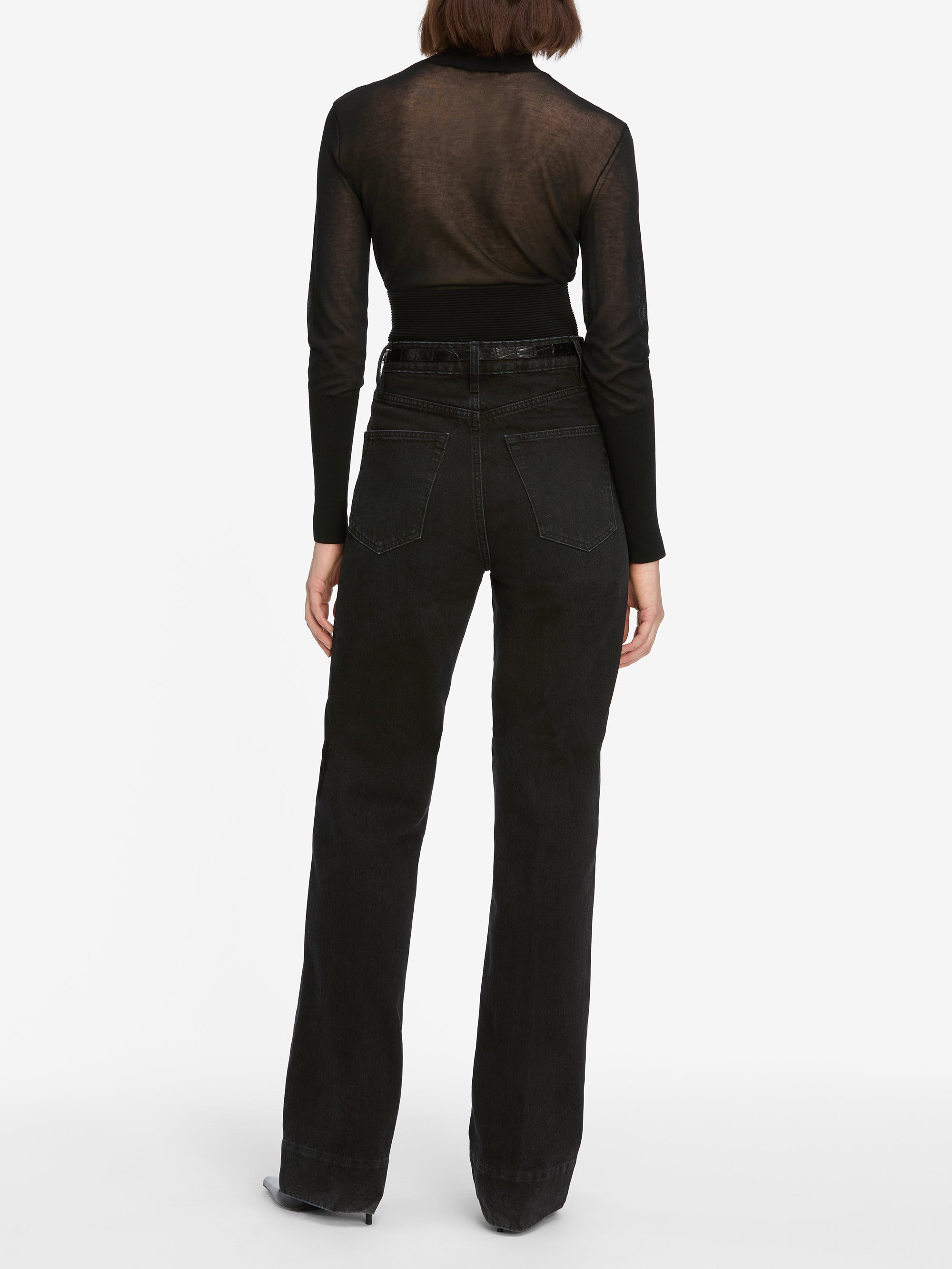 The Sleek Sweater in Black - 5