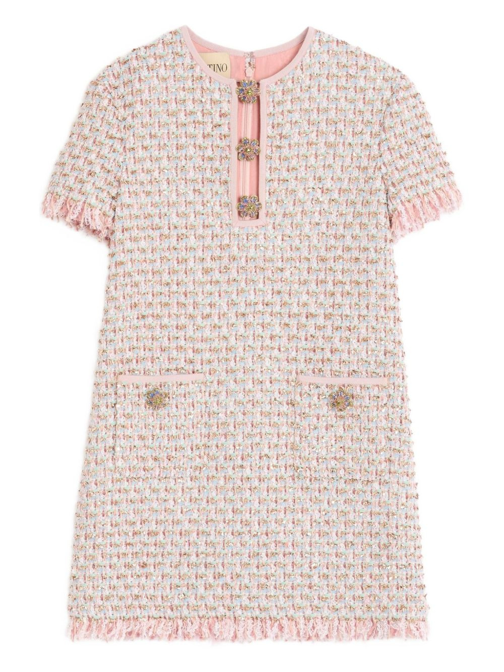 Valentino Mini Tweed Dress - 1