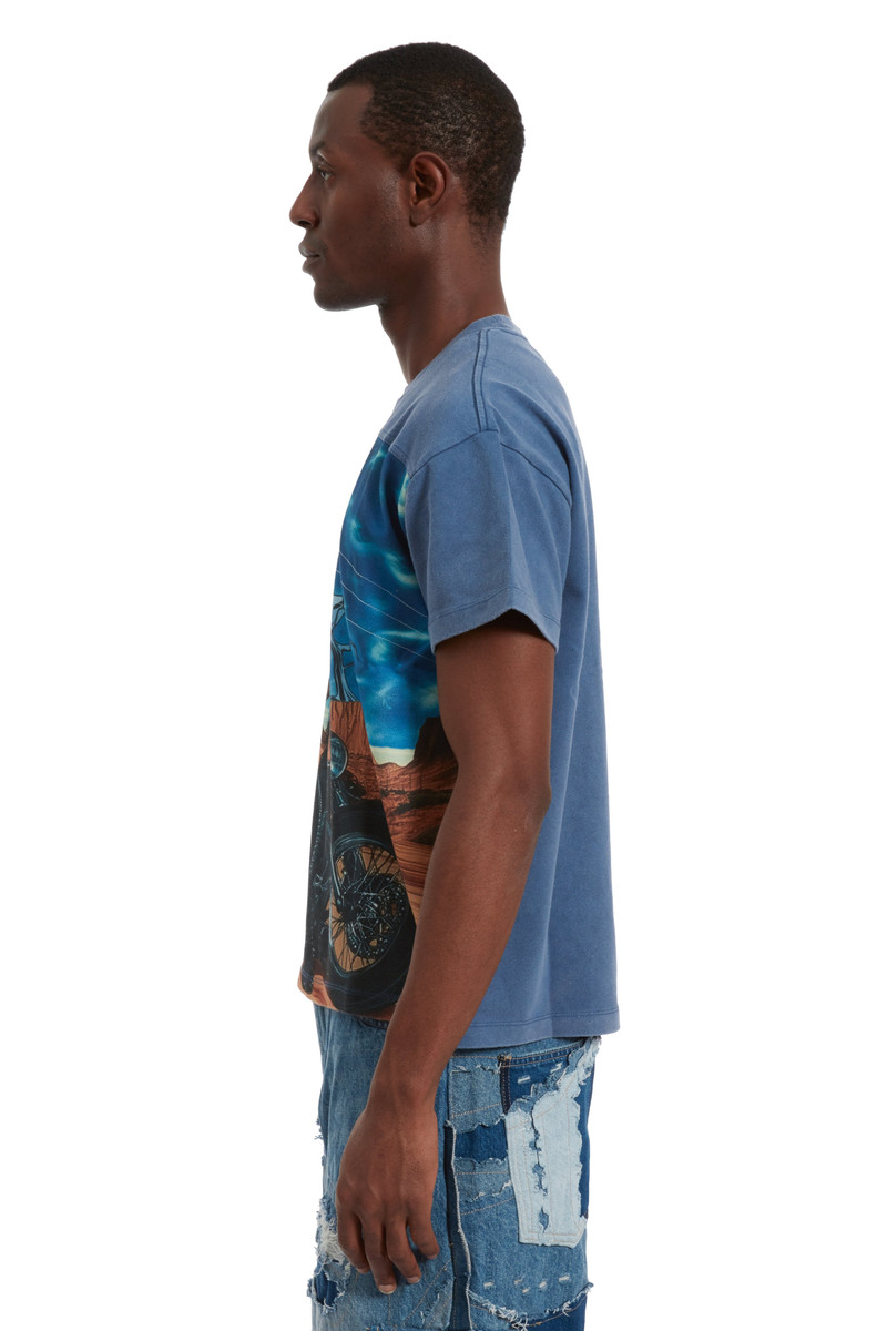 BIKER JERSEY VINTAGE GREY MULTI 5