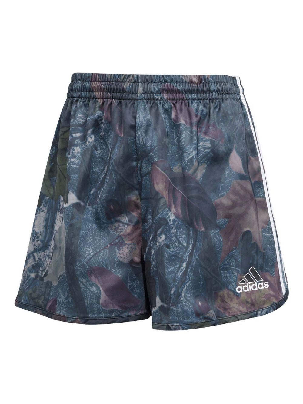 Originals leaf-print side-stripe shorts - 1