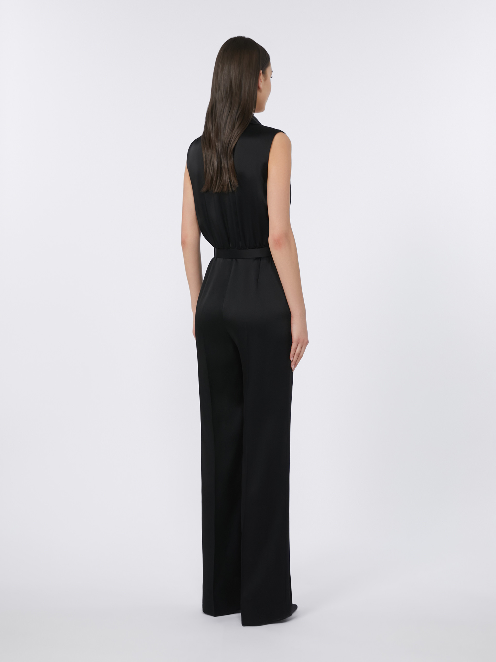 SCALATA Tuxedo jumpsuit in enver satin - 4