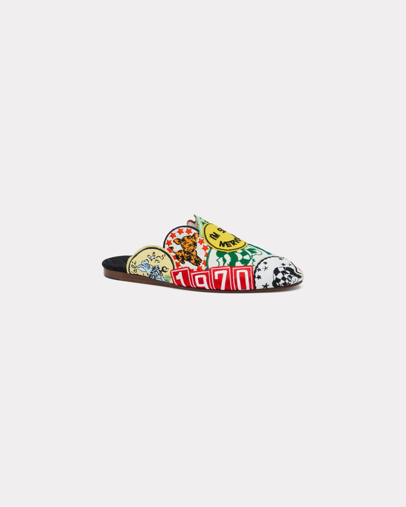 'KENZO-Luke' mules with patches 1