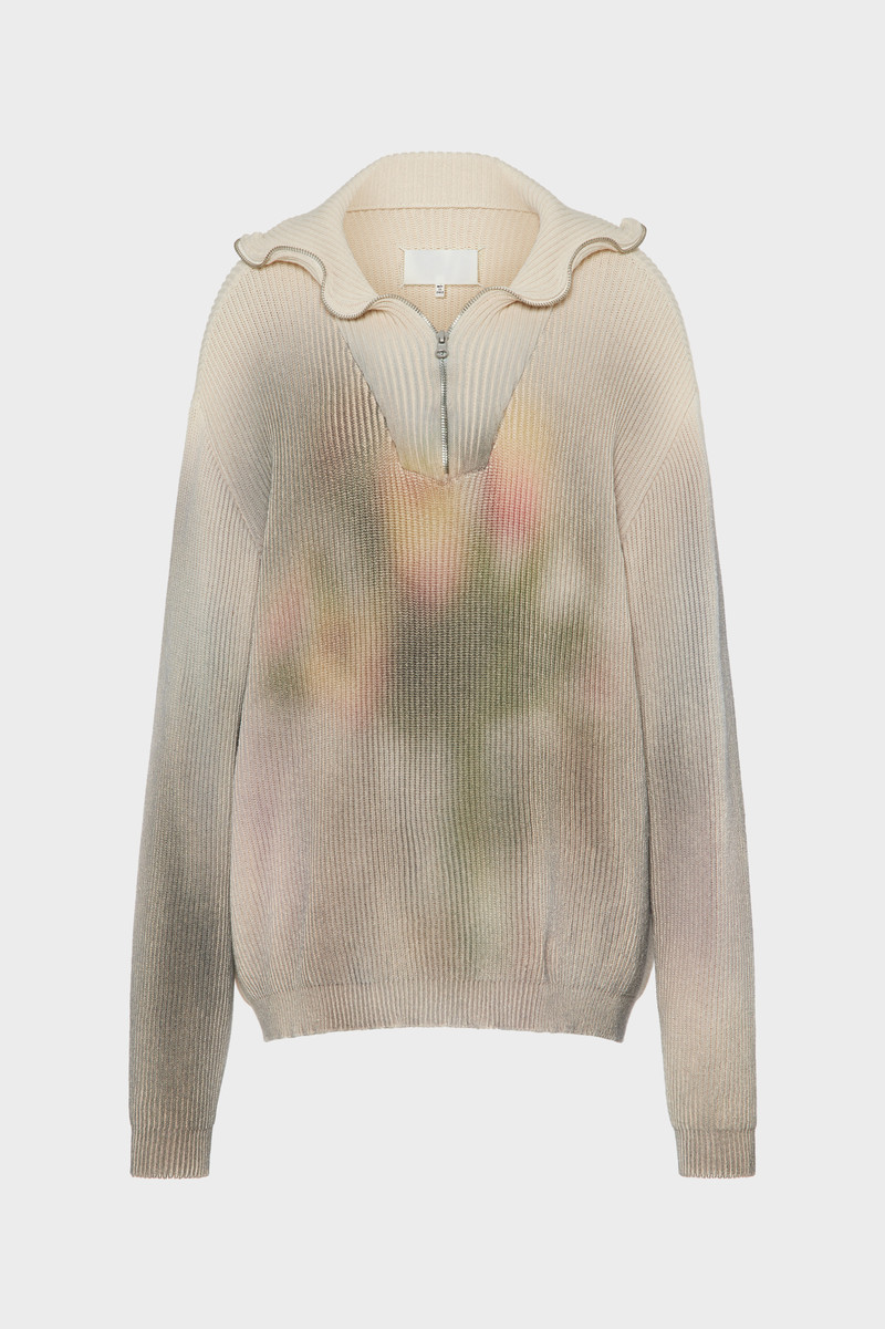 Zip Knit Pullover 1
