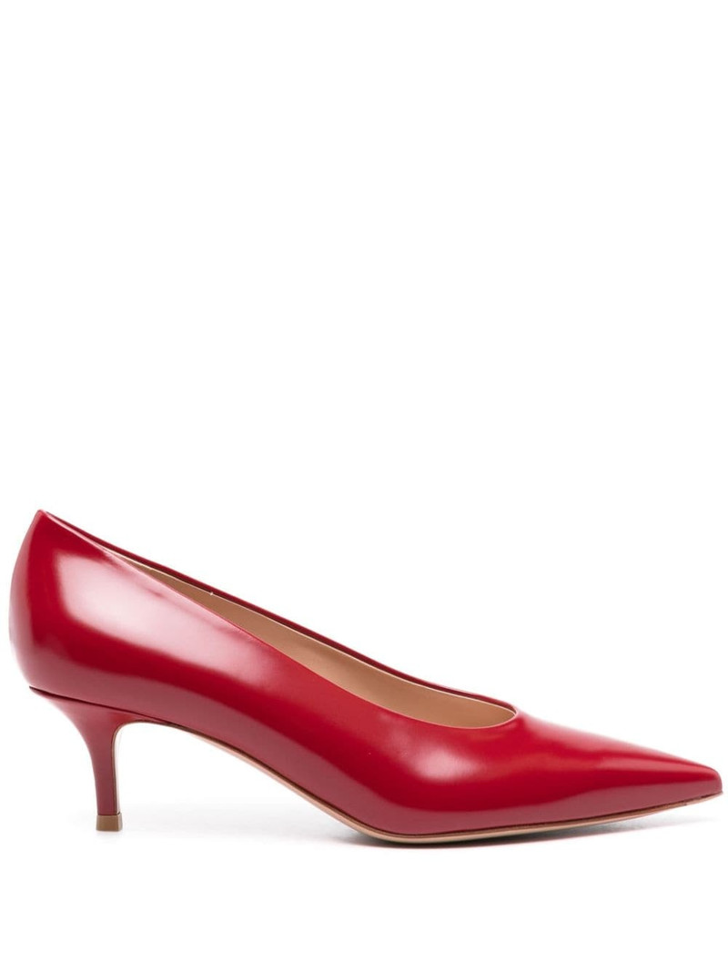 Robbie 55mm leather pumps 1