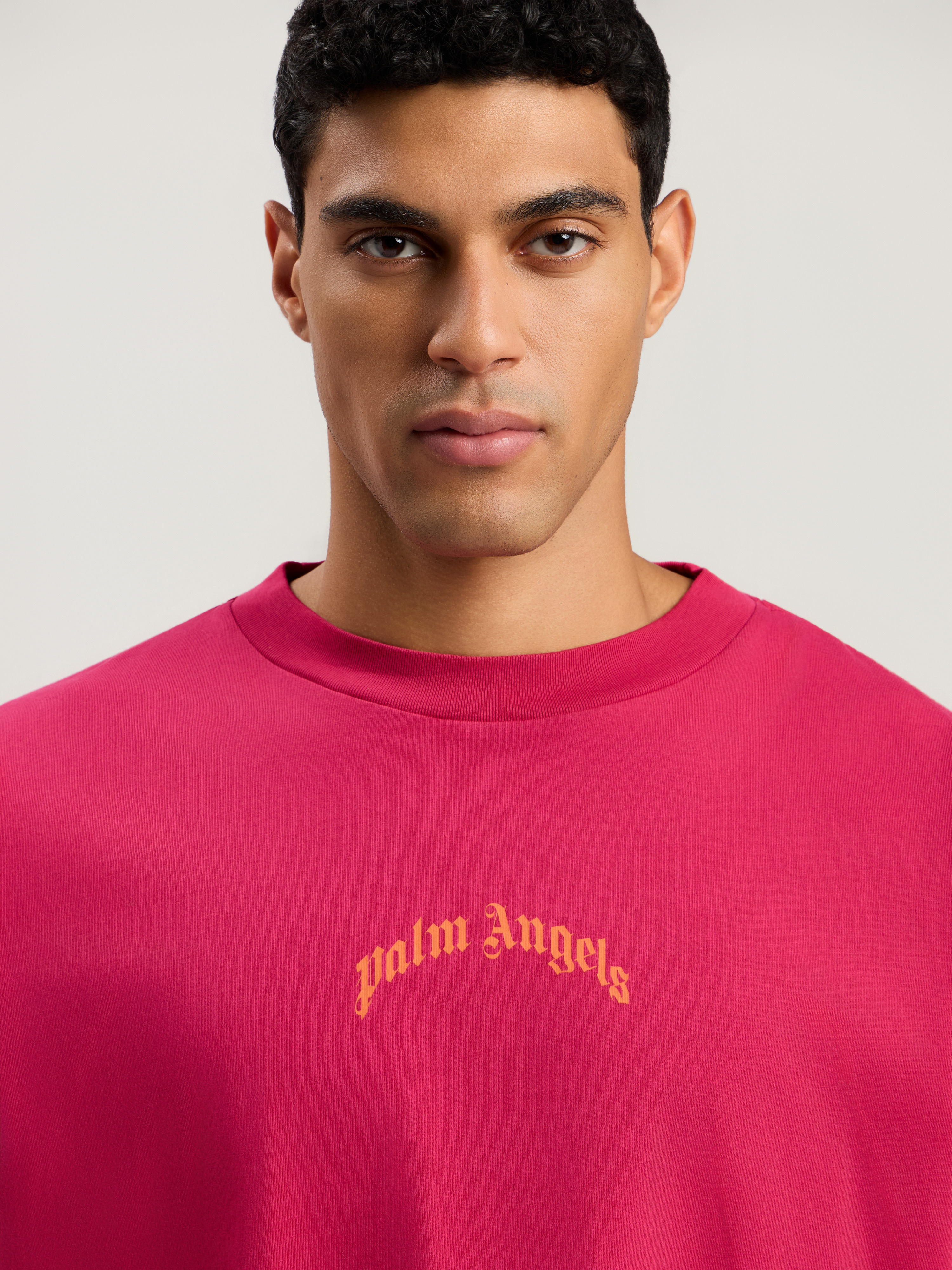 Back Curved Logo Over T-Shirt - 6