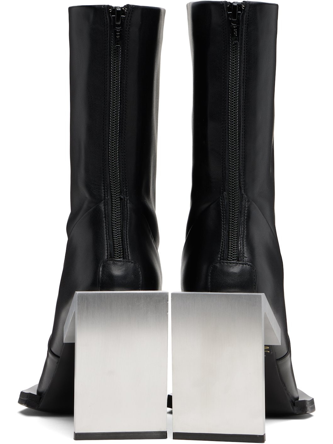 Black Ankle-High Boots - 2