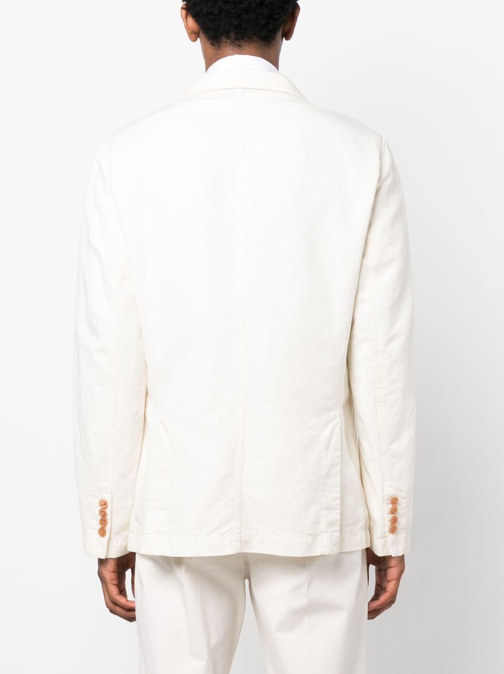 single-breasted button-fastening jacket - 4