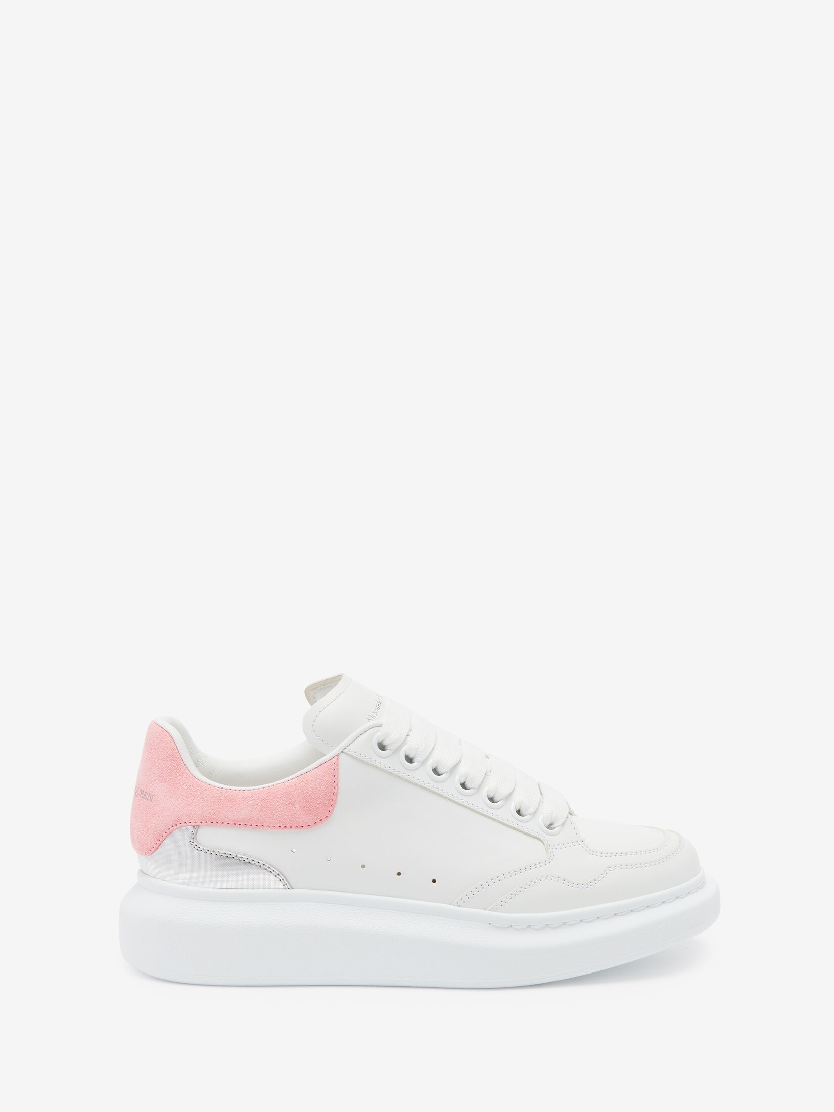 Women's Oversized Sneaker in White/cherry Blossom Pink - 1