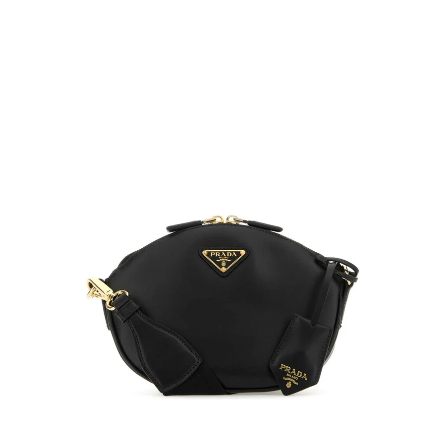 Prada Black Leather Crossbody Bag - 1
