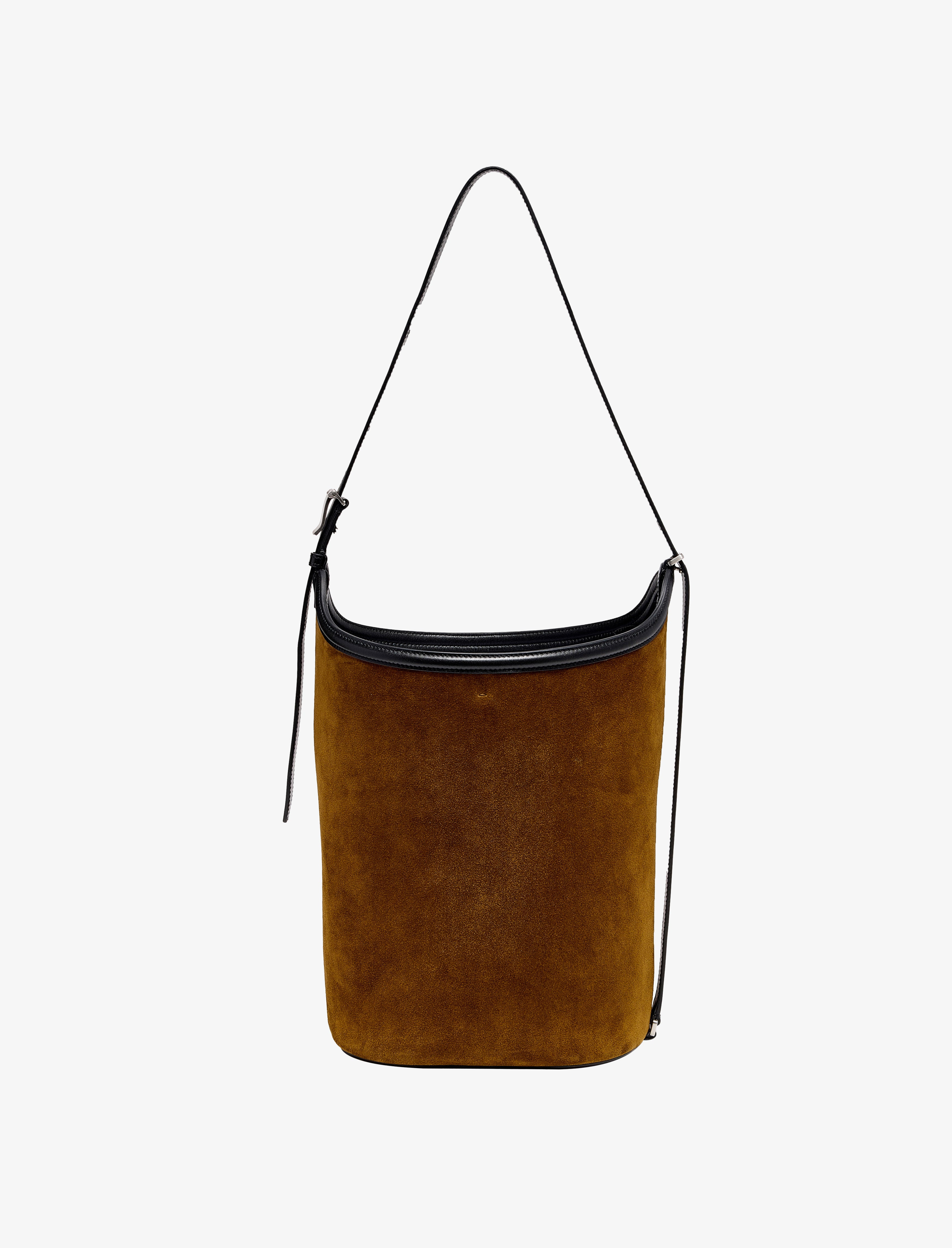Brant Bucket Bag in Soft Suede - 4
