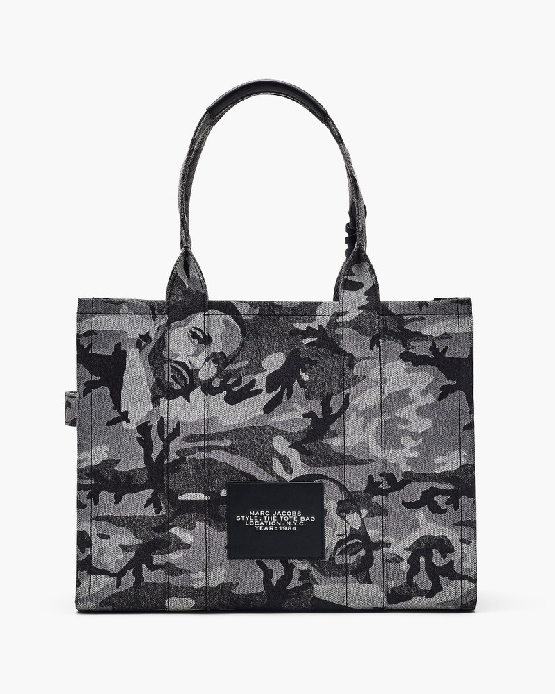 THE MARC CAMO DENIM LARGE TOTE BAG 3