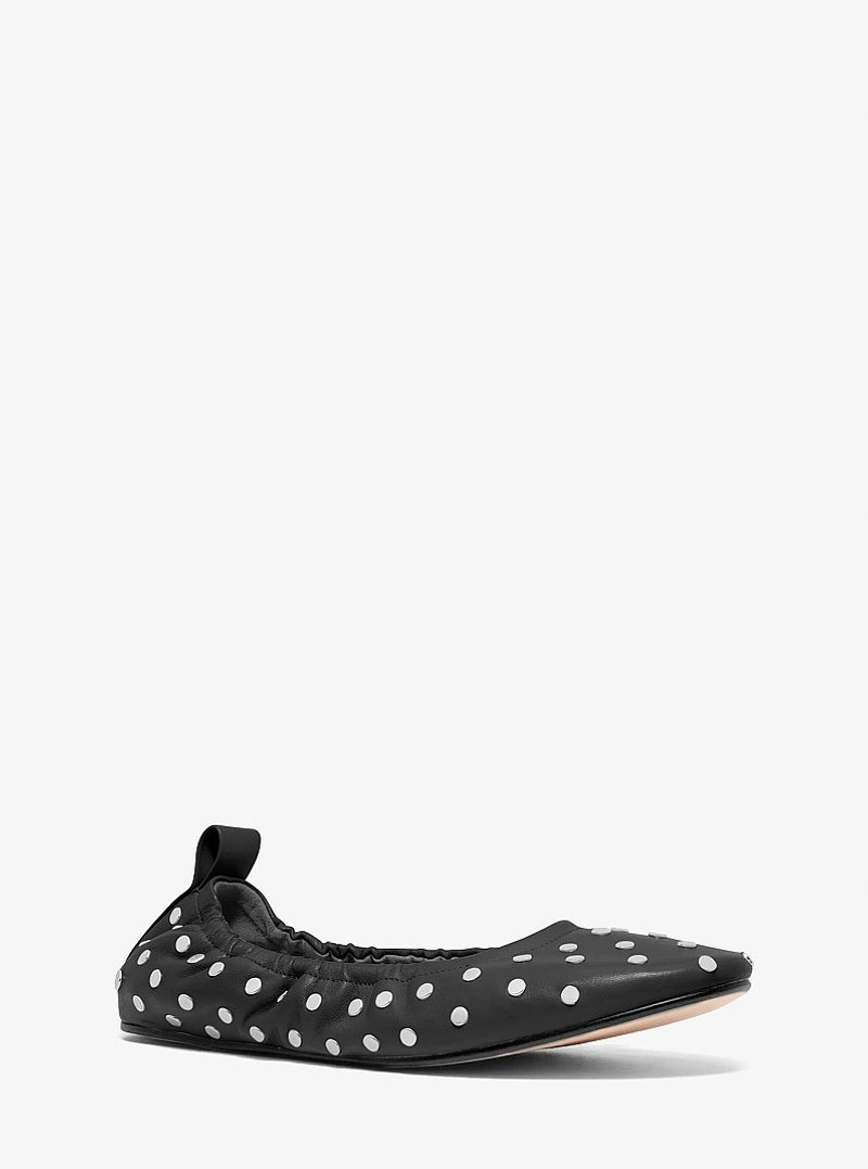 Amy Studded Leather Ballet Flat 1