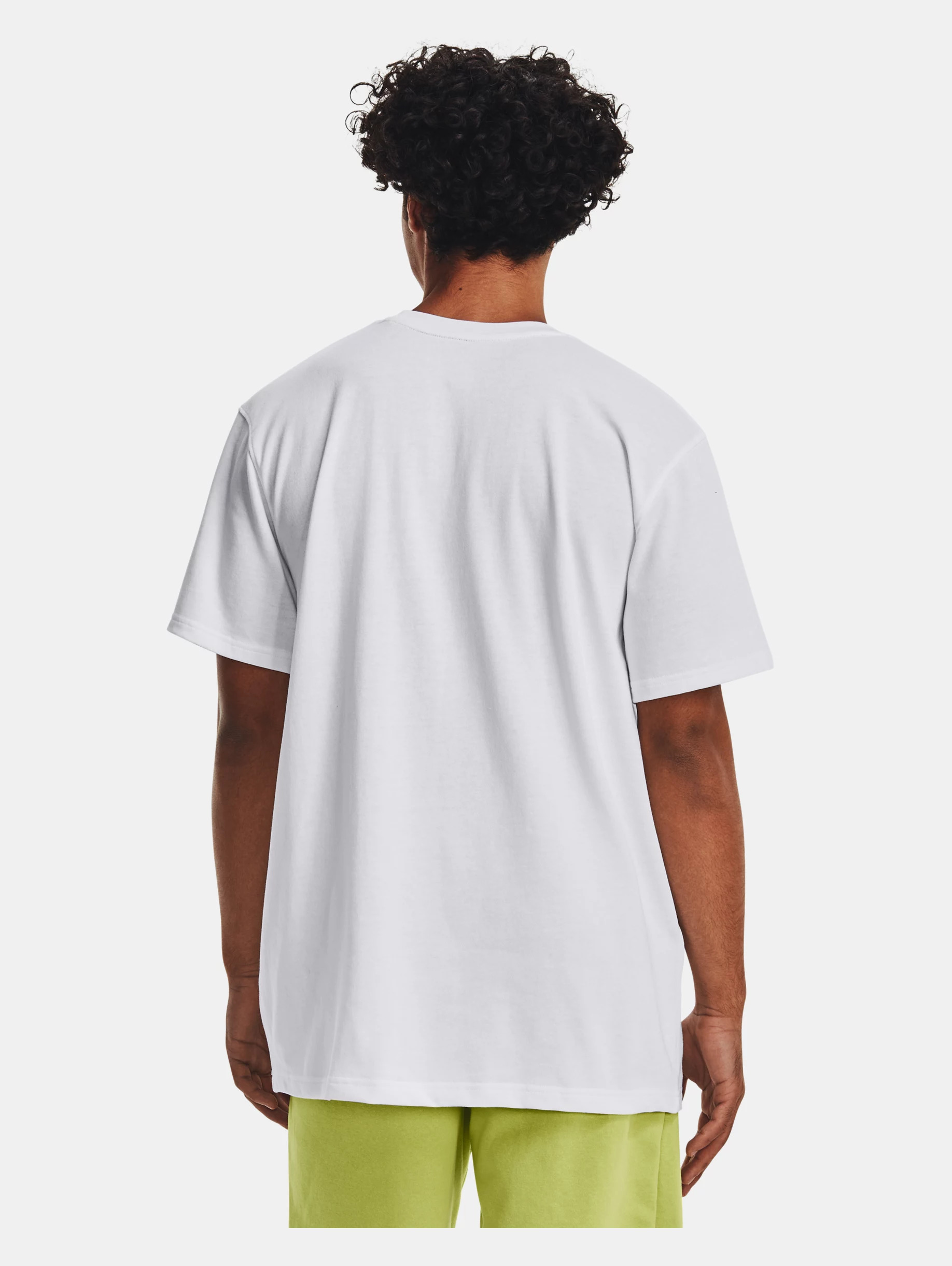 Men's UA Logo Embroidered Heavyweight Short Sleeve - 4