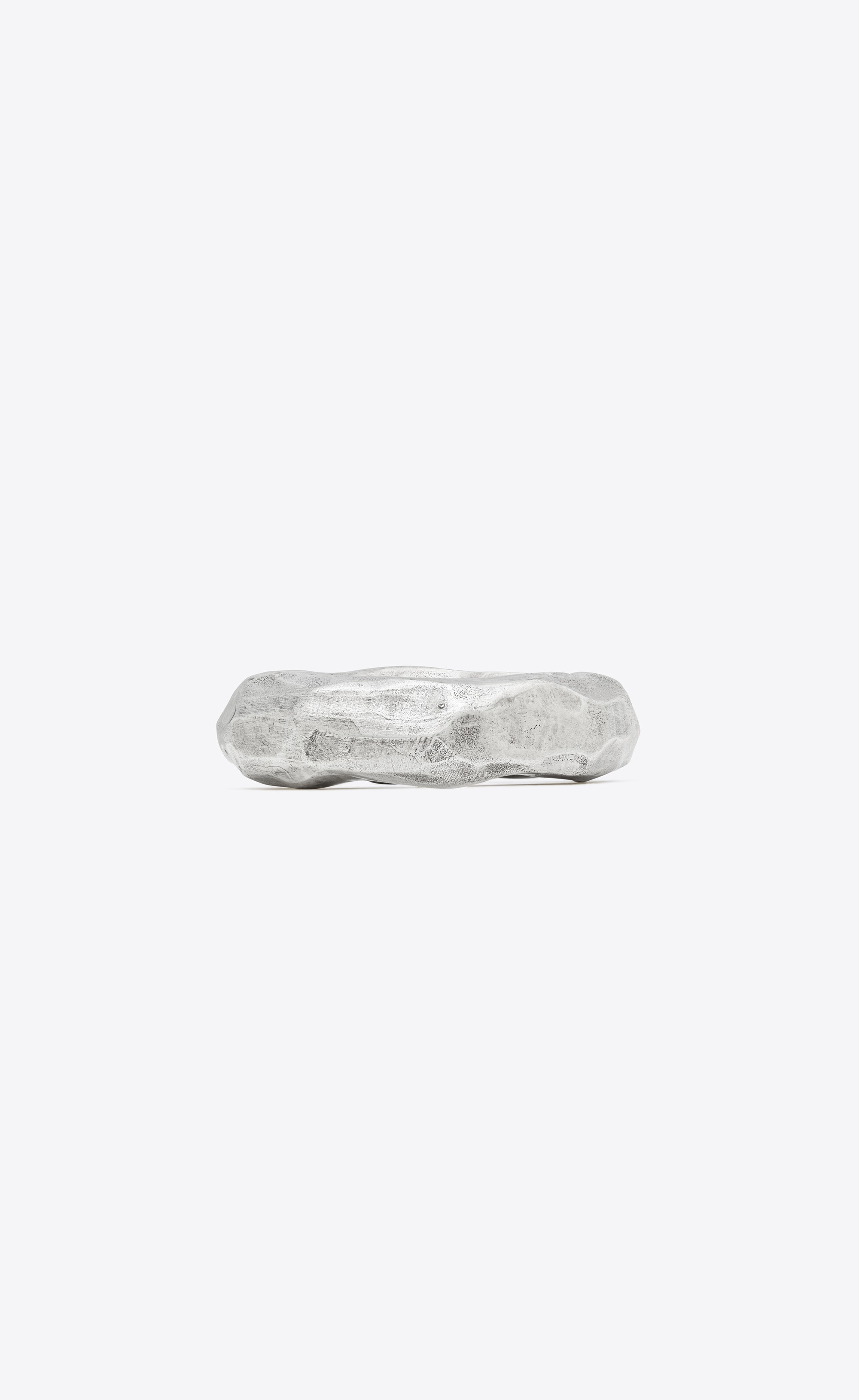 hammered bangle in metal - 1