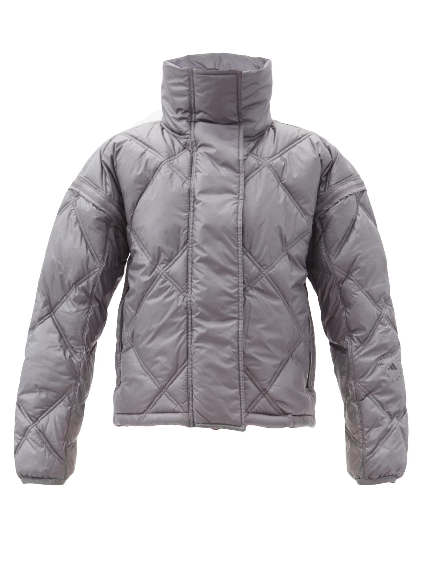 Detachable-sleeve quilted-shell jacket - 1