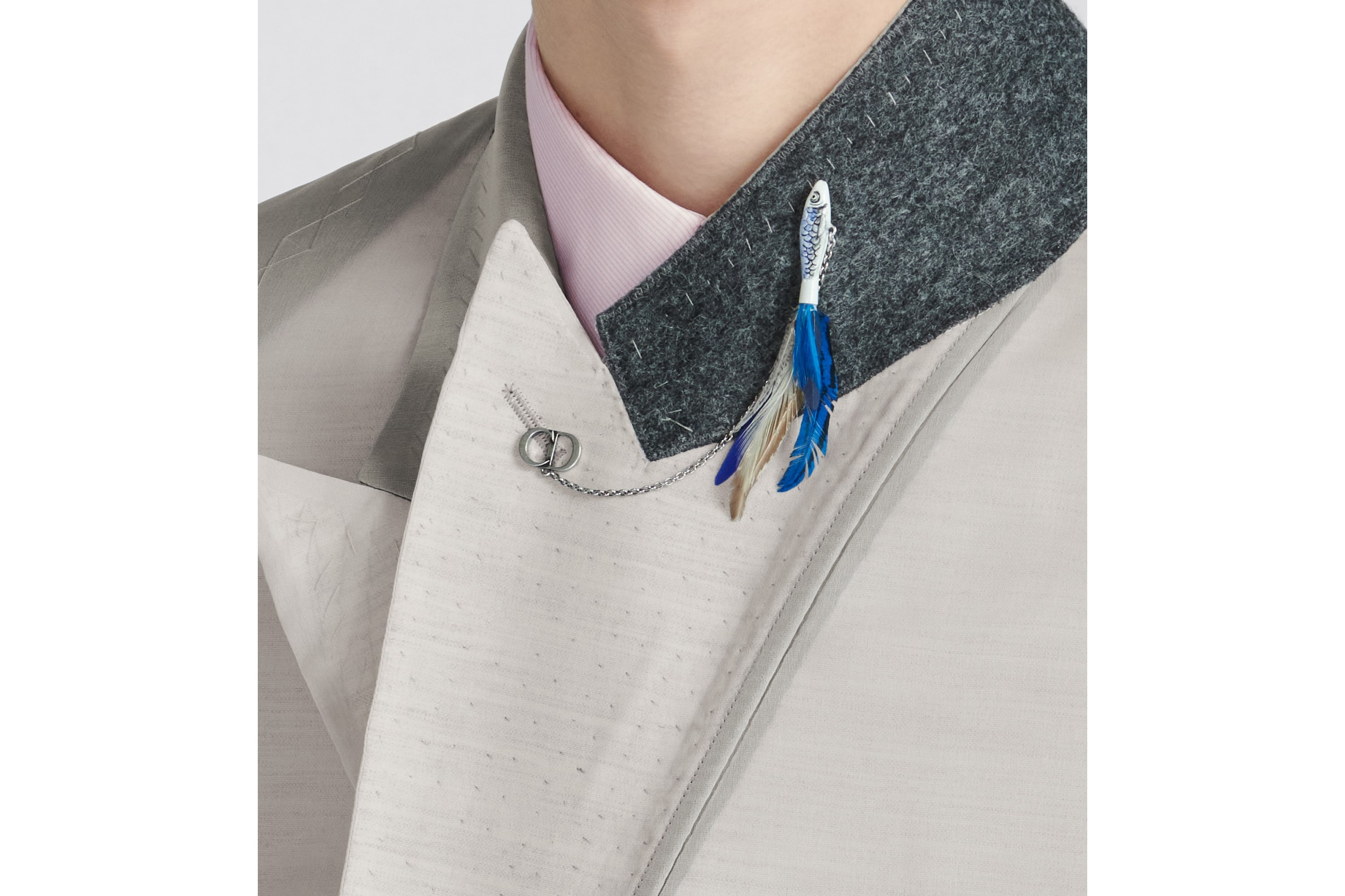 CD Icon Chain Brooch - 5