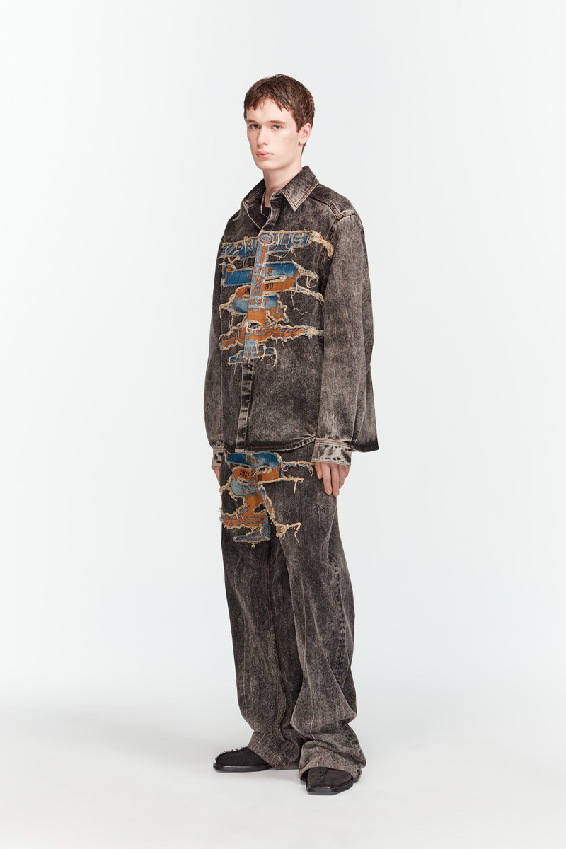 Paris' Best Patch Denim Shirt 5