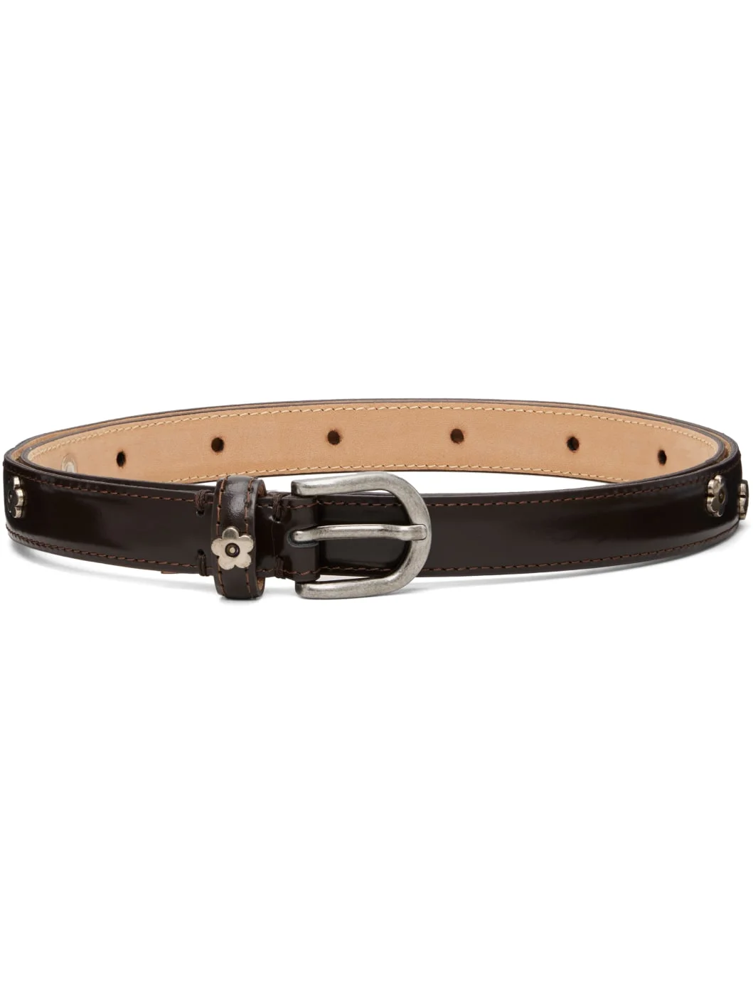 Brown Leather Purpose Belt - 1