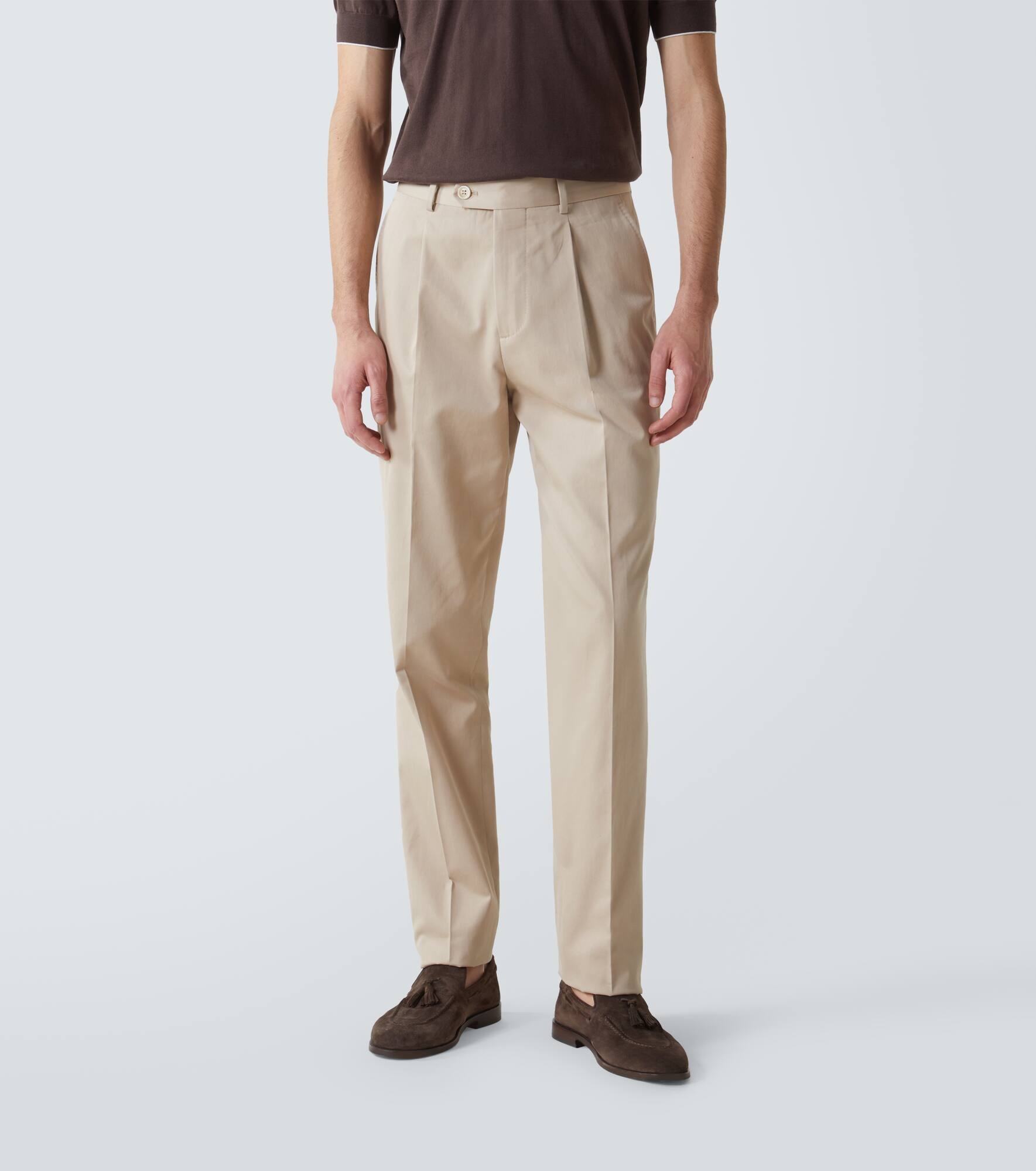 Cotton and cashmere suit - 5