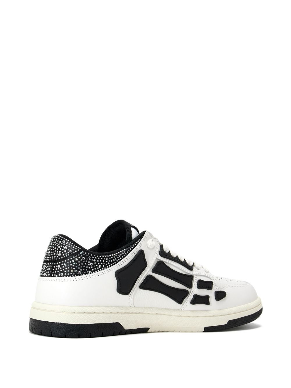crystal-embellished bone sneakers - 2