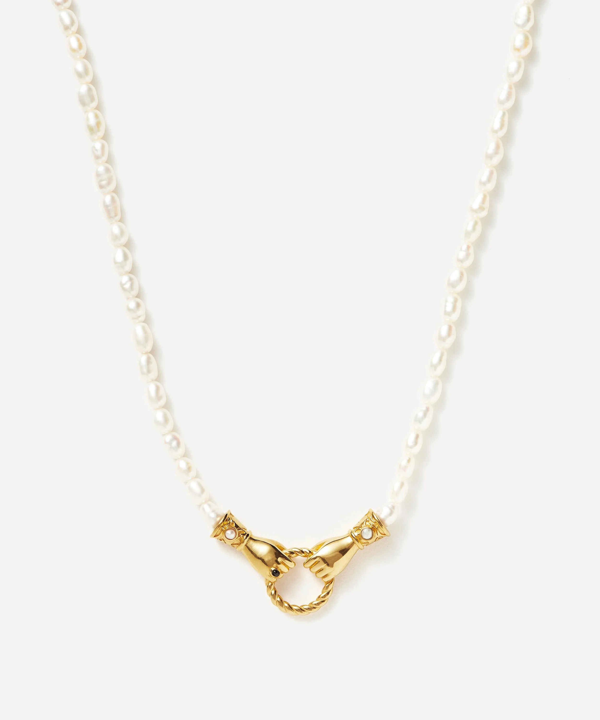 18ct Gold-Plated Harris Reed In Good Hands Necklace - 1
