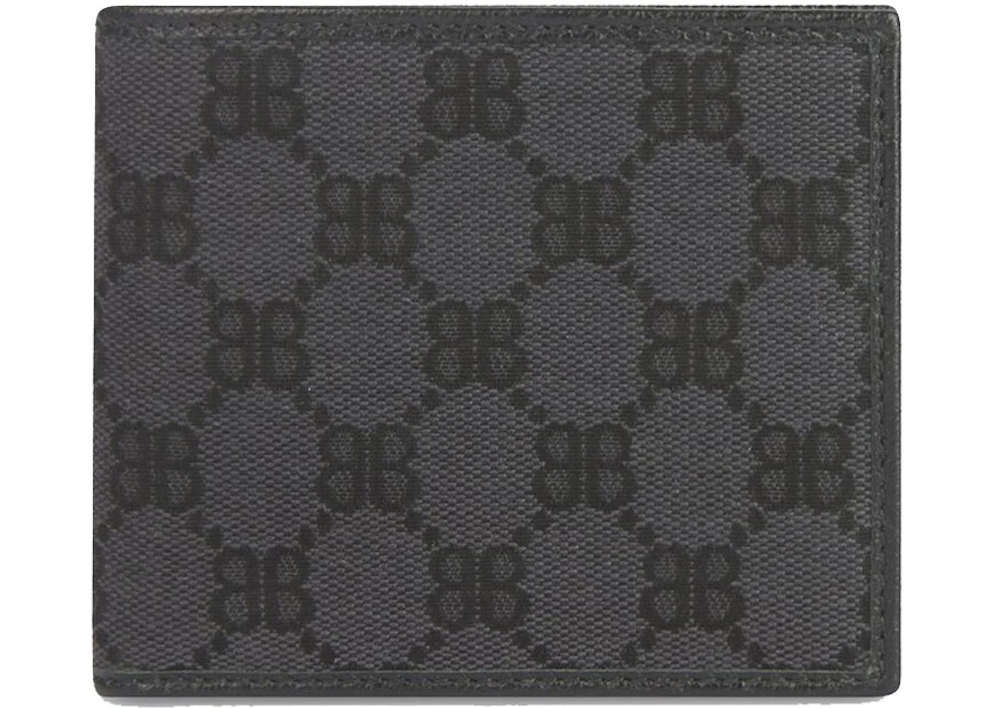 Gucci x Balenciaga The Hacker Project Bi-Fold Wallet Black - 1