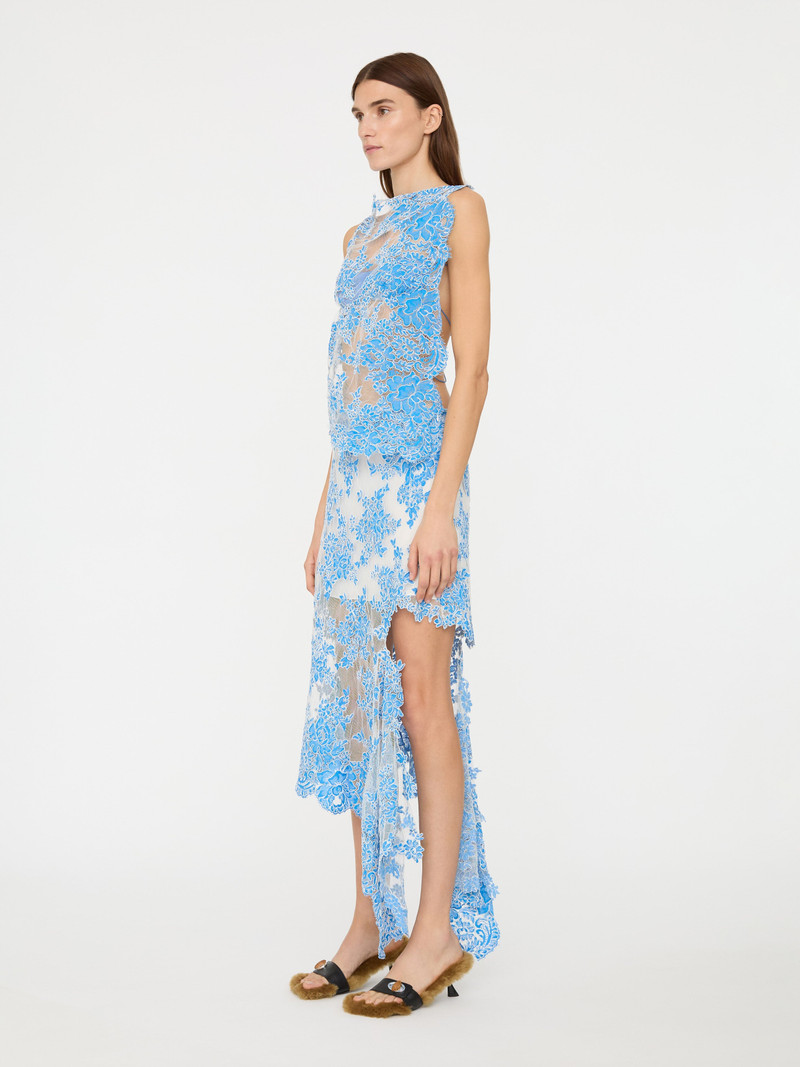 Floating Lace Asymmetric Skirt 5