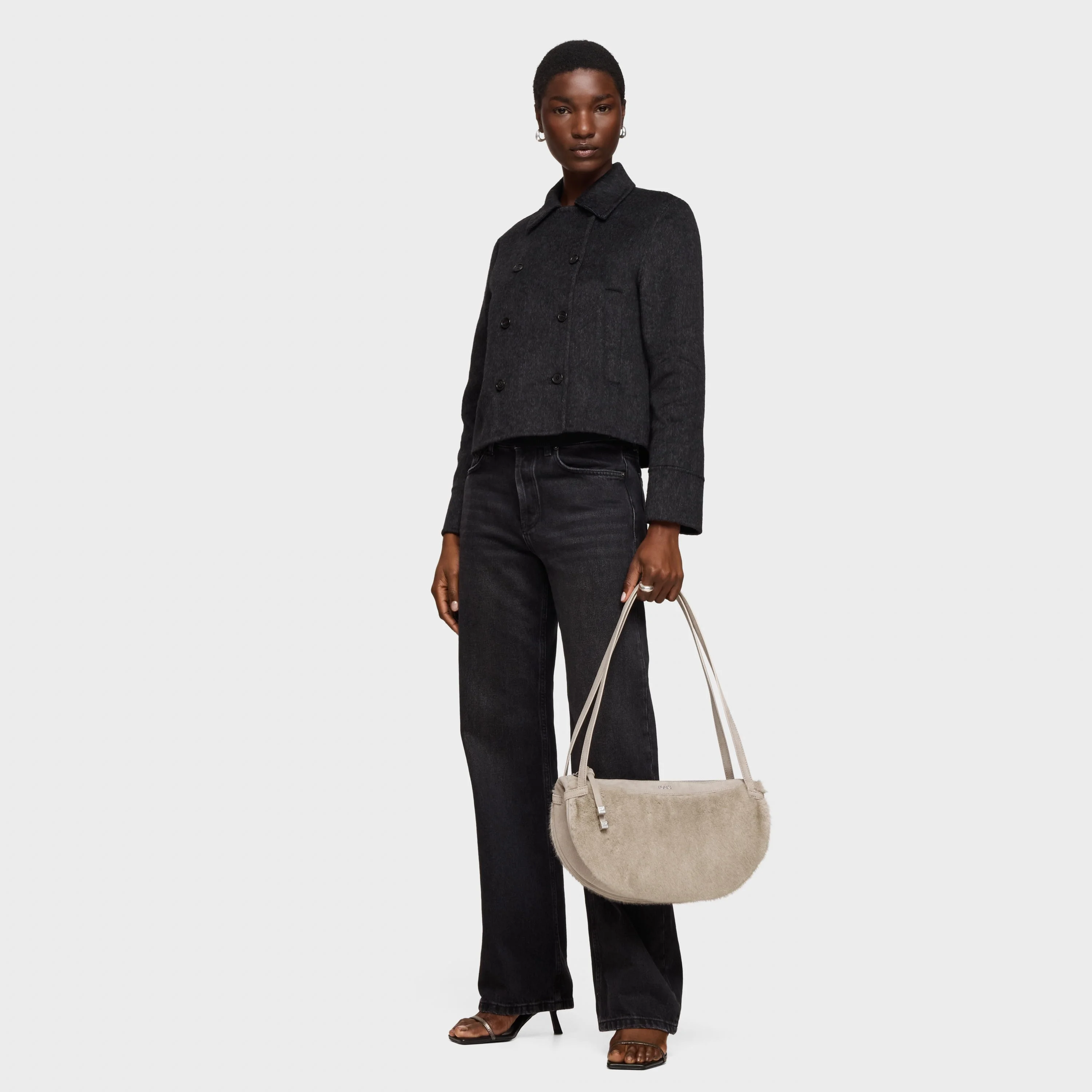 Taupe-colored Shoulder bag TOUS Halfmoon - 1