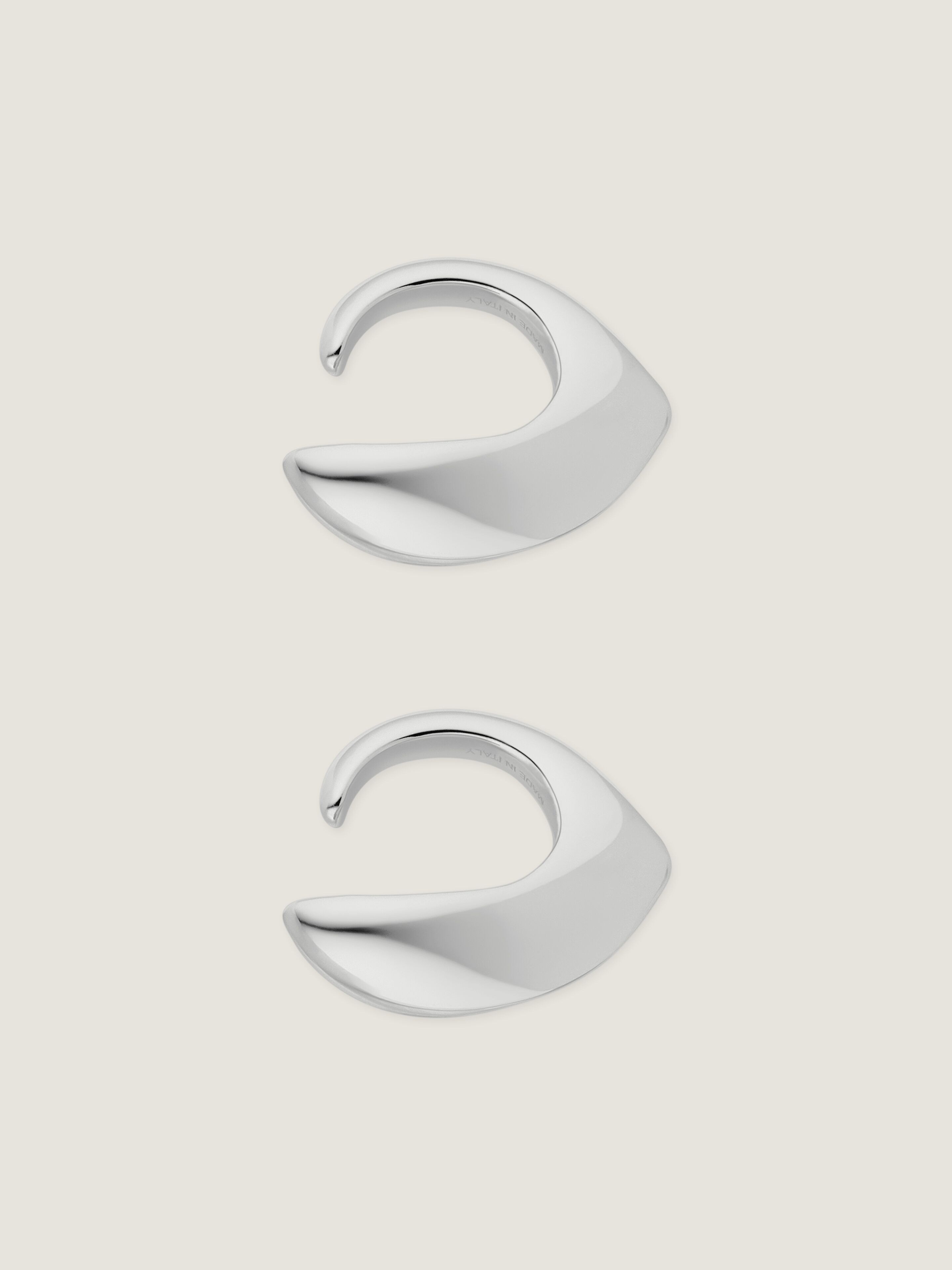 MAPLE SEED EARCUFFS SET IN METAL - 3