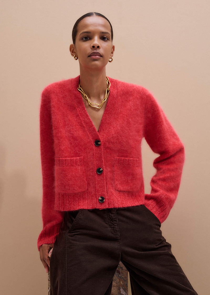V-Neck Cardigan 1
