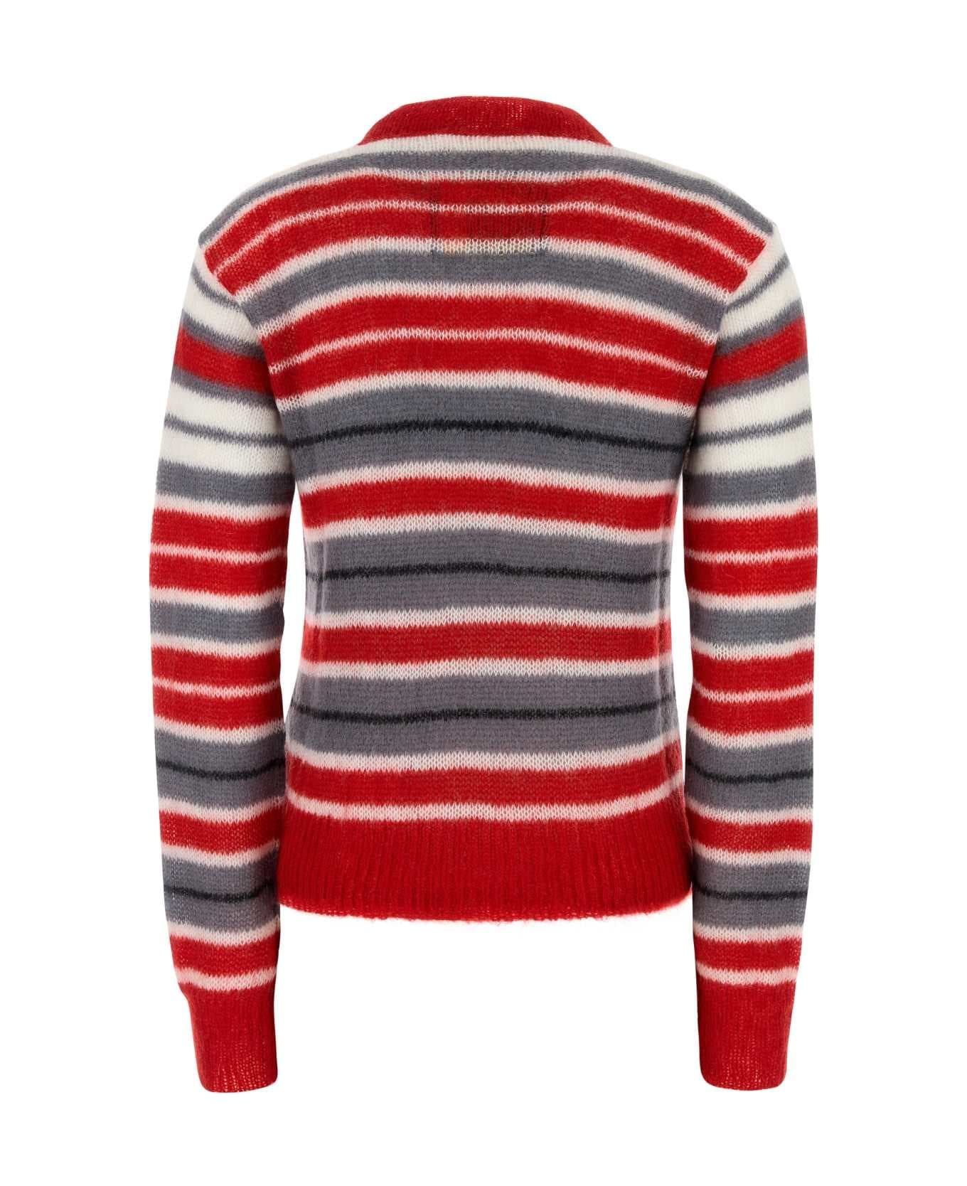 Embroidered Mohair Blend Sweater - 2