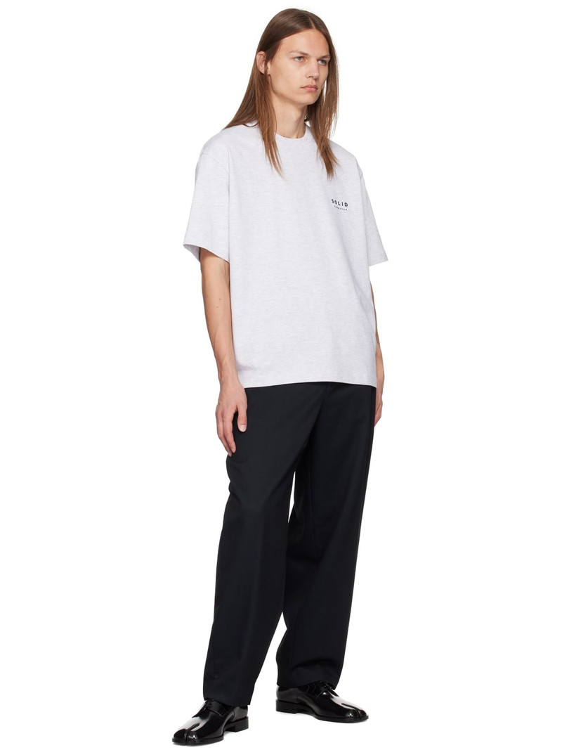 SOLID HOMME Gray 'Commuter' T-Shirt outlook