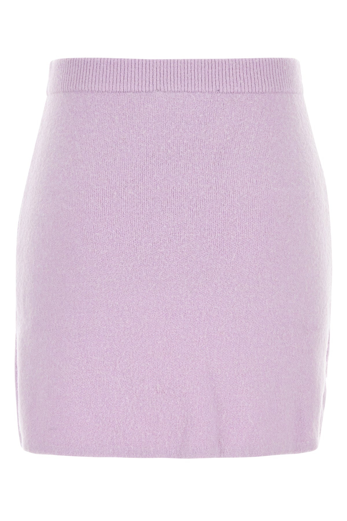 Lilac stretch viscose blend mini skirt - 2