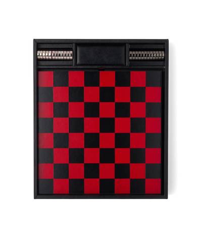 Prada Saffiano leather checkers set outlook