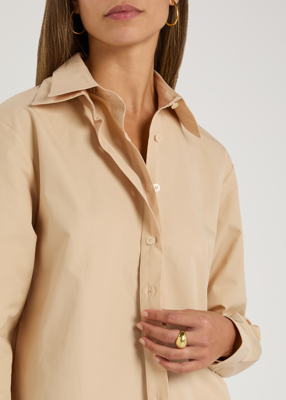 Bettter Ambrose Layered-effect Cotton-poplin Shirt - 5