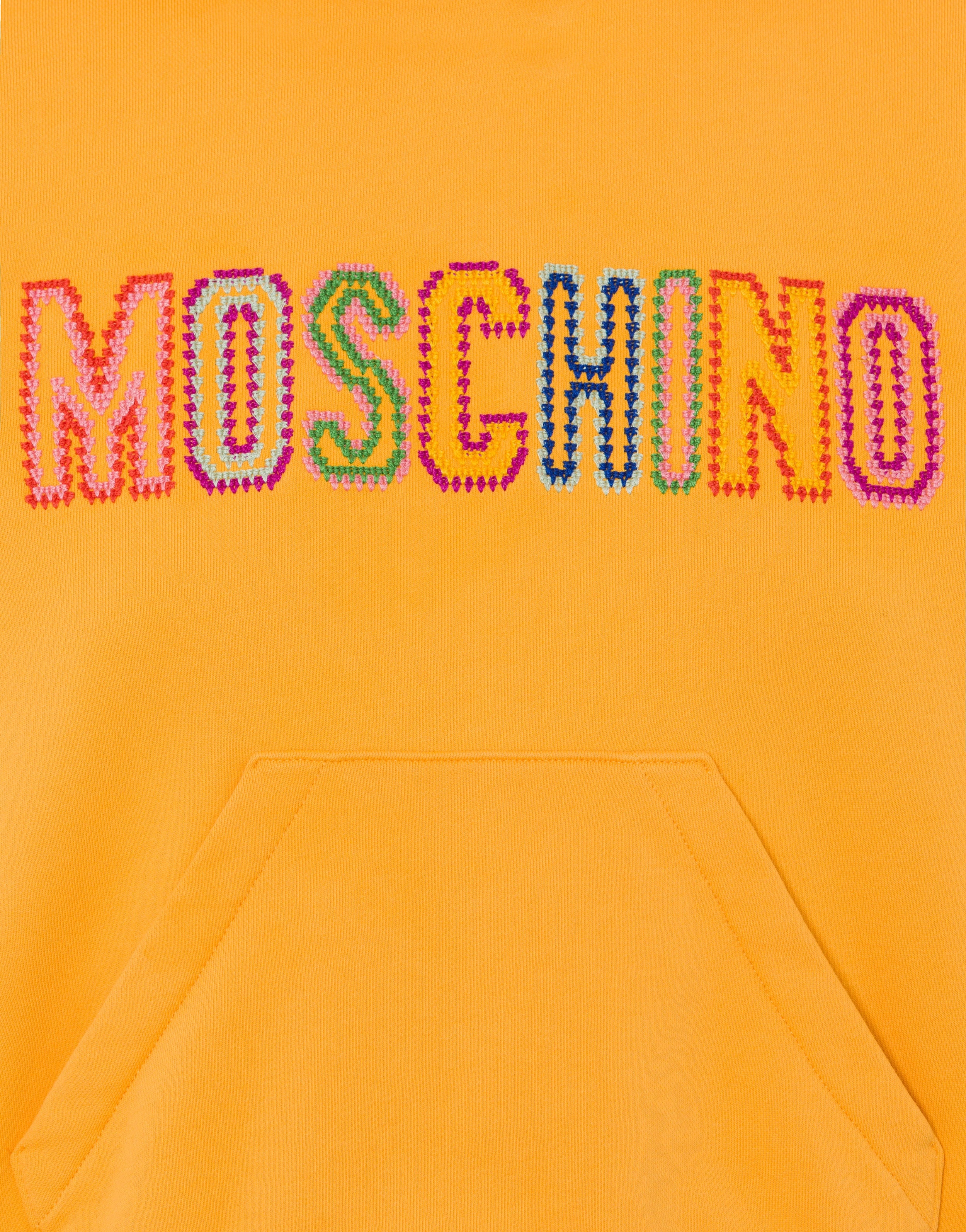 CROCHET LOGO ORGANIC COTTON HOODIE - 4