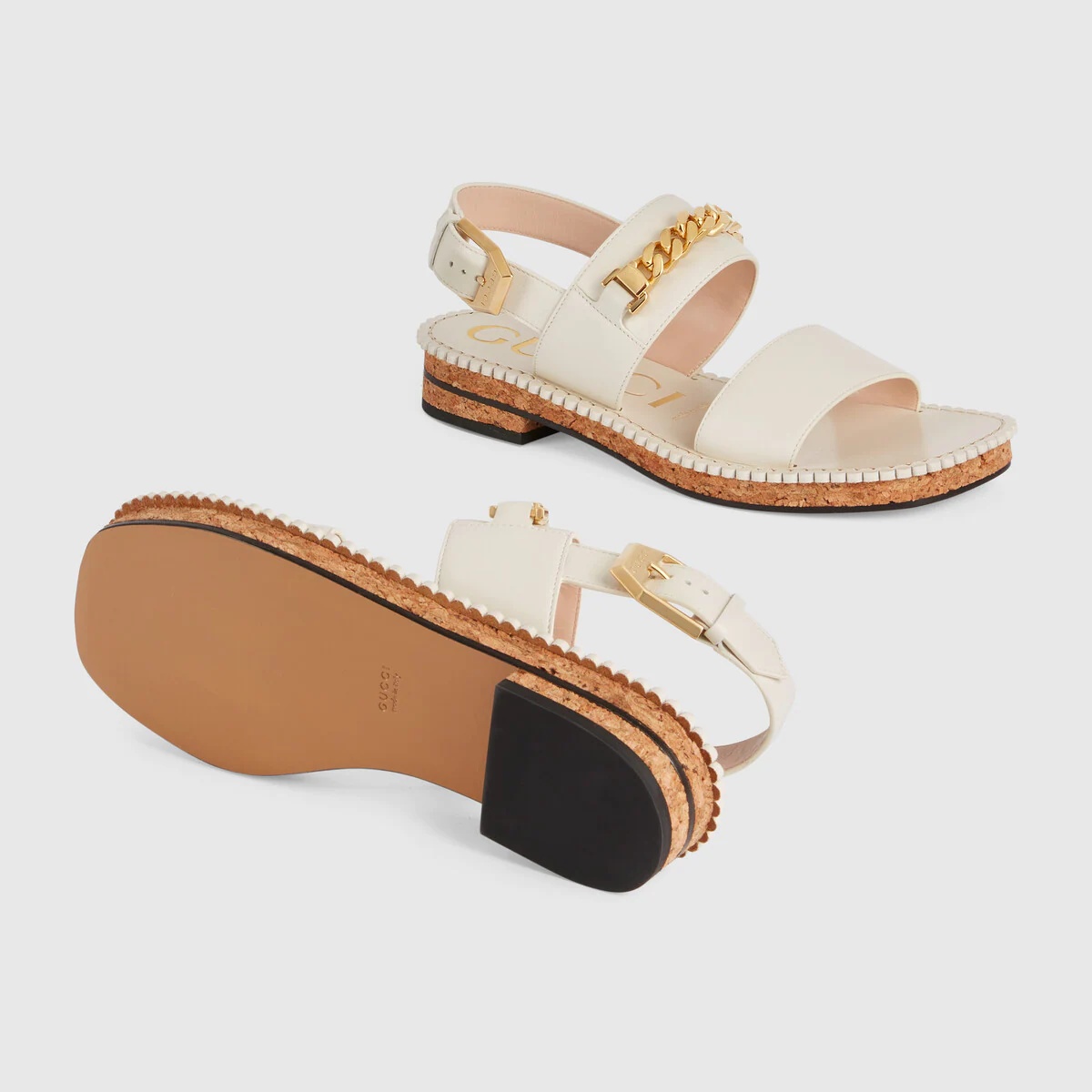 Women's sandal with chain - 5