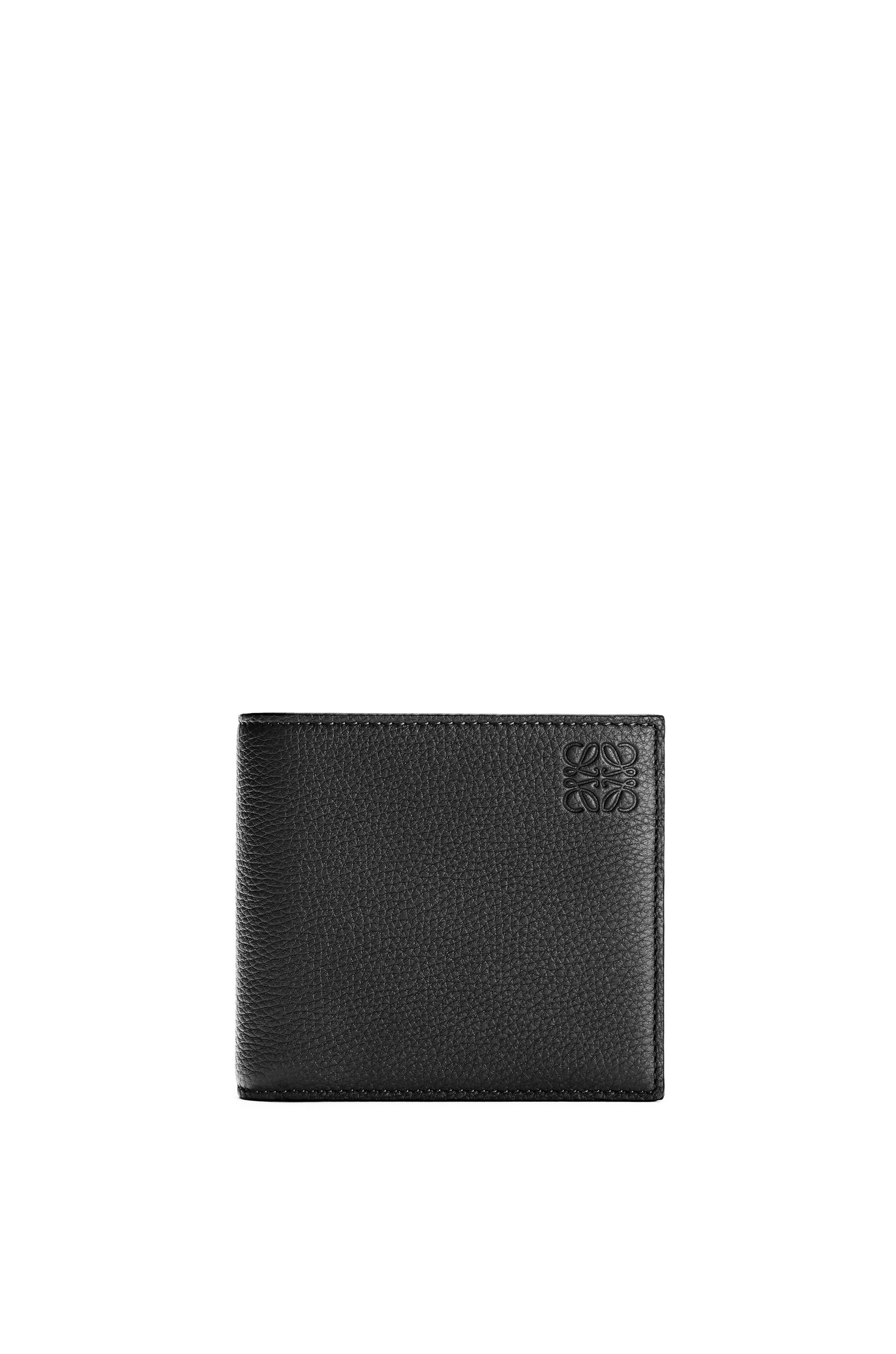 Bifold coin wallet in soft grained calfskin - 1