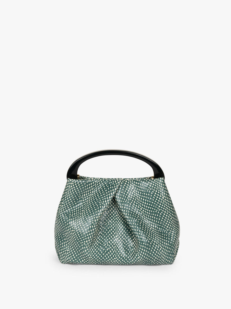 SMALL PLEATED LEATHER BAG 1