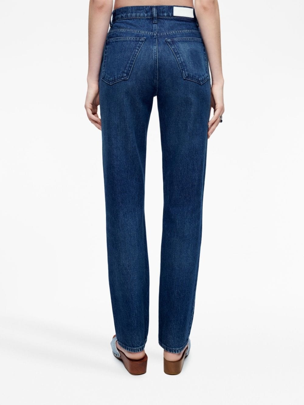 70's high-waist straight-leg jeans - 3