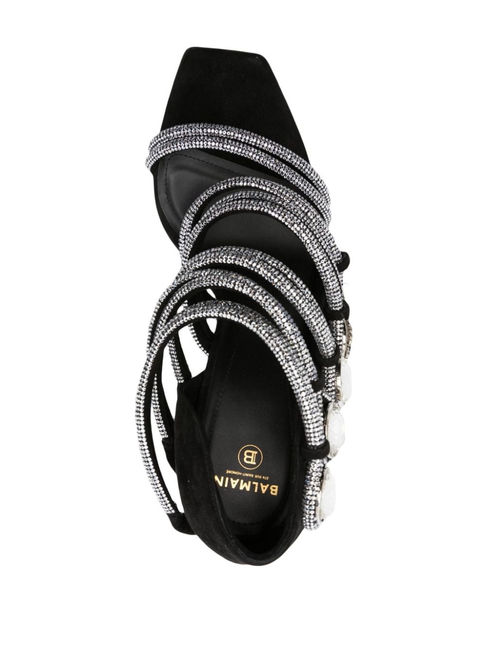 Uma 120mm crystal-embellished sandals - 4