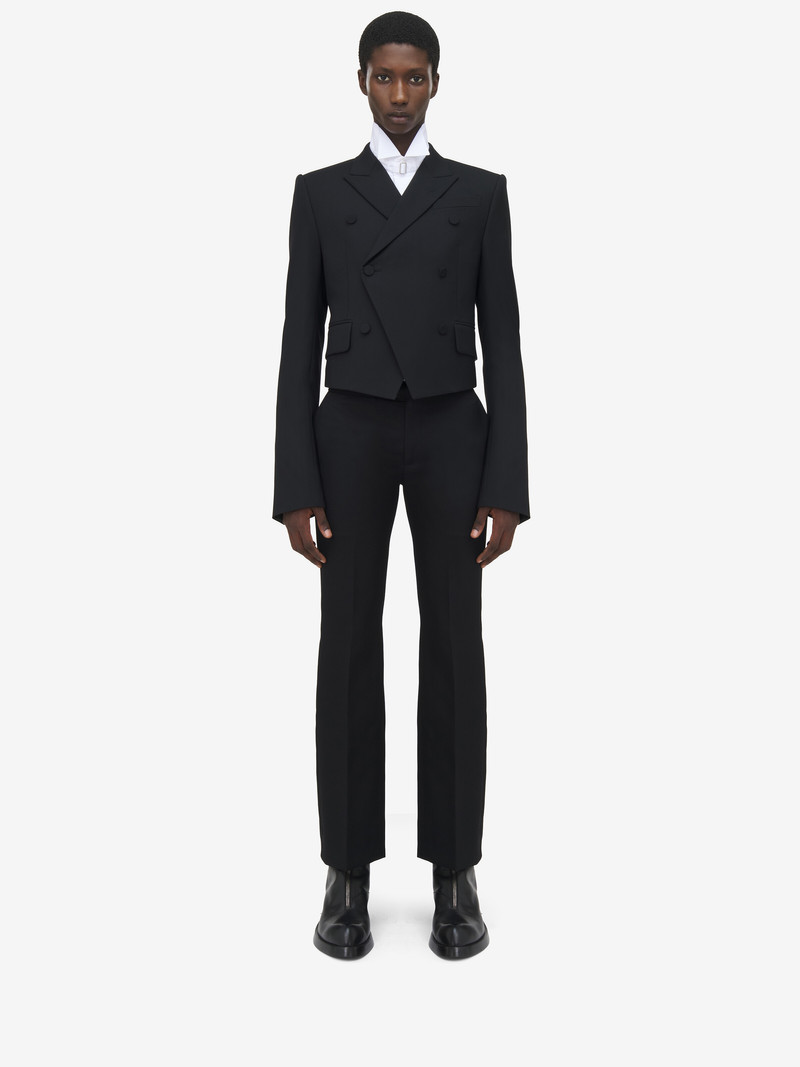 Double-Breasted Shrunken Blazer 3