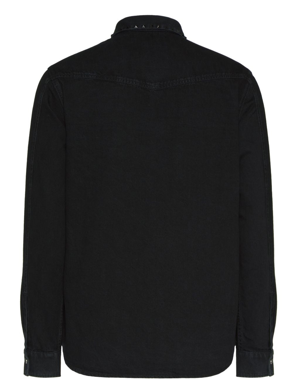Untitled studs long-sleeve denim shirt - 2