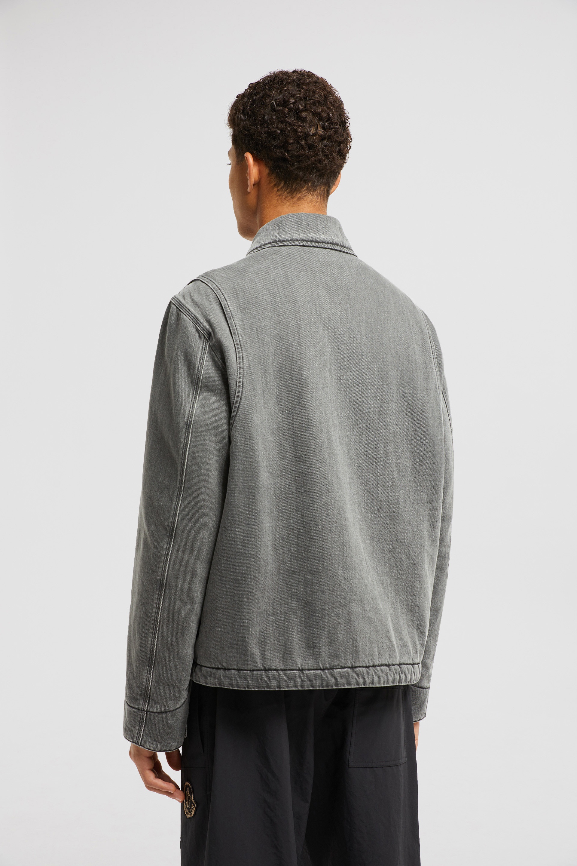 Acate Padded Denim Shirt Jacket - 5