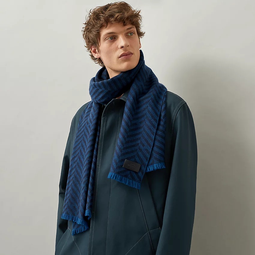 H Chevron Artisanale muffler - 2