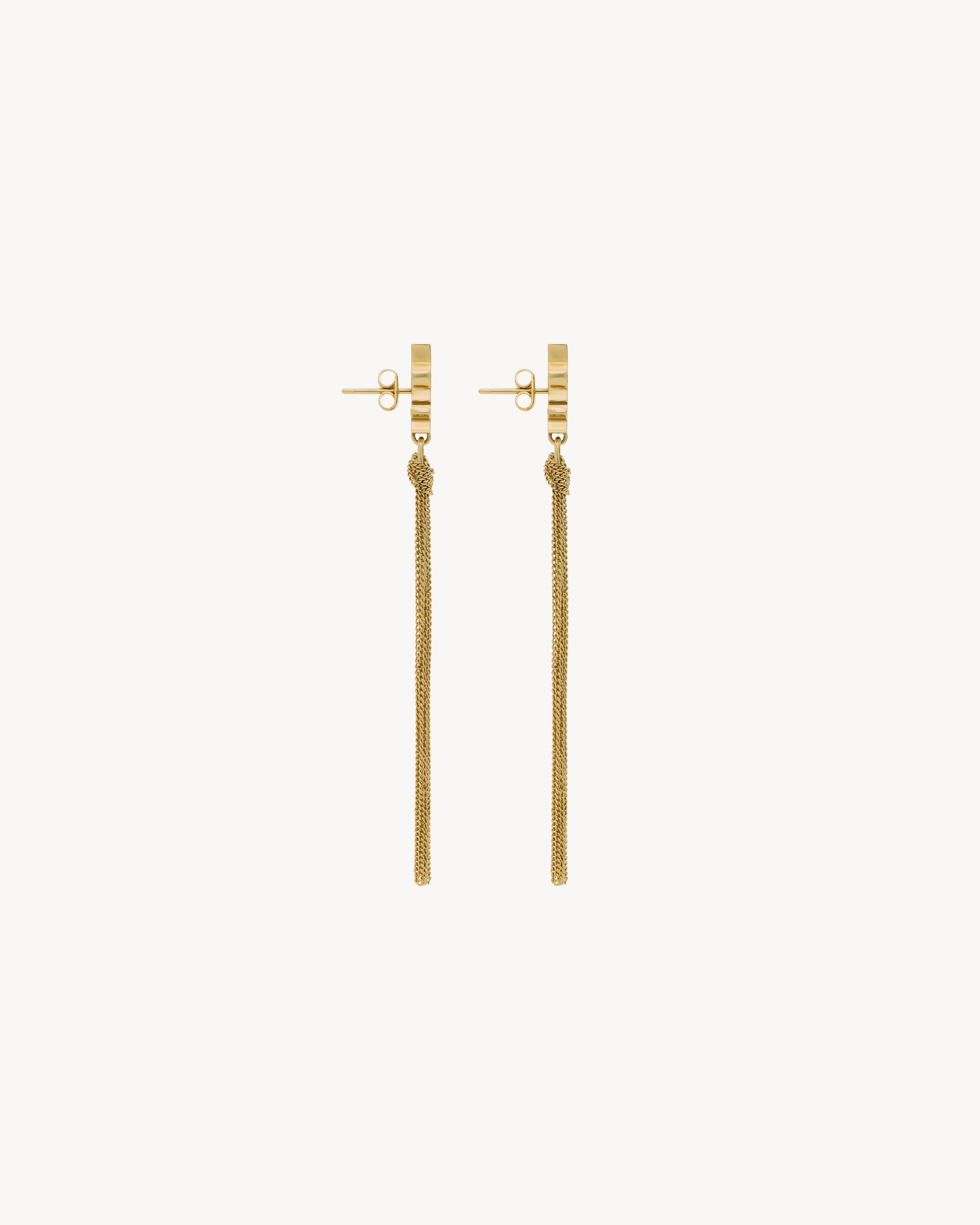 CASSANDRE TASSEL EARRINGS IN METAL - 3