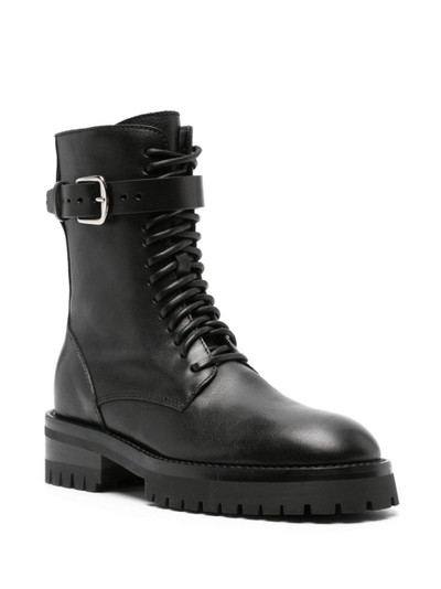 Ann Demeulemeester Cisse leather lace-up boots outlook