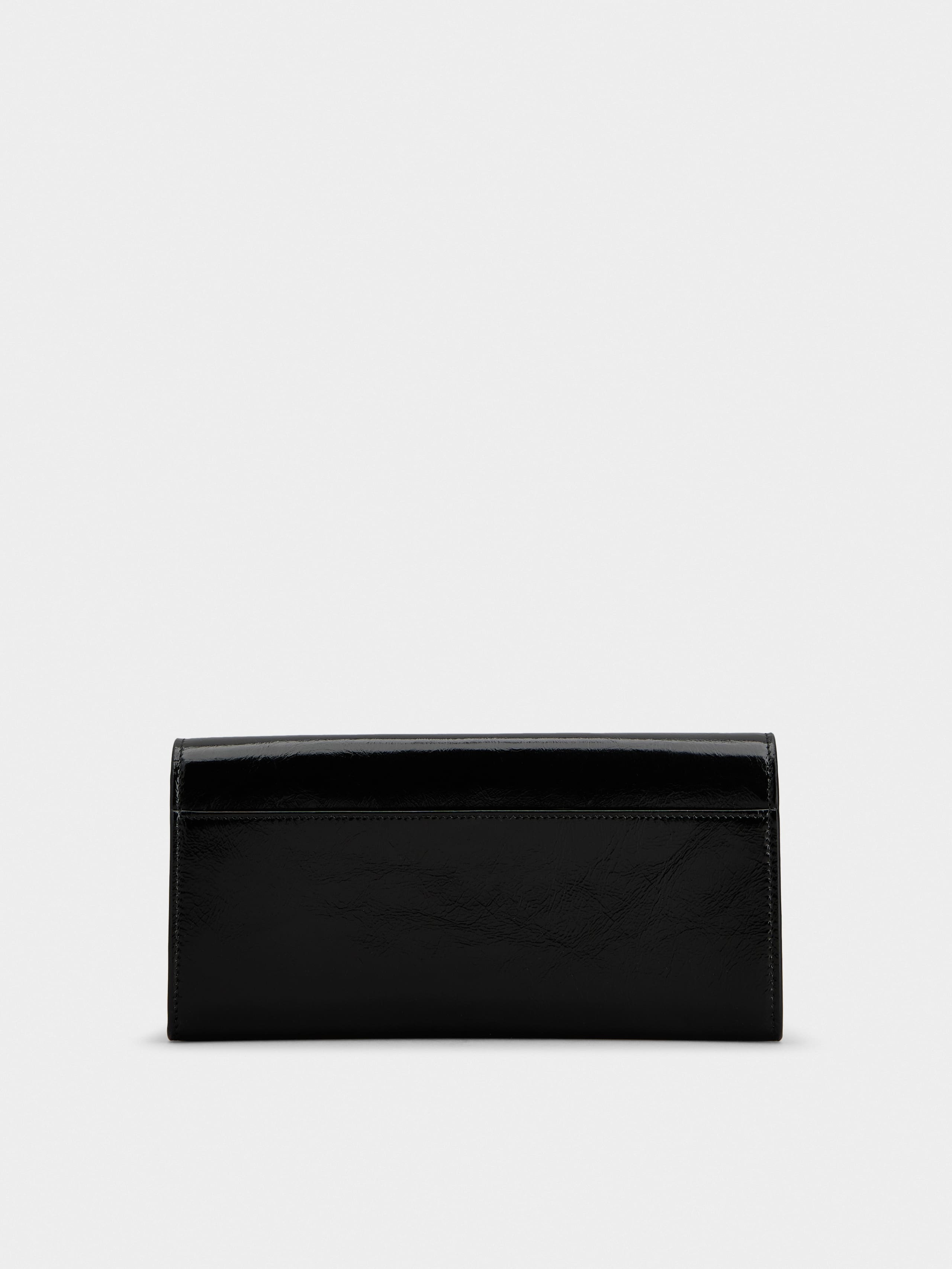 Belle Vivier Wallet on chain in patent leather - 4