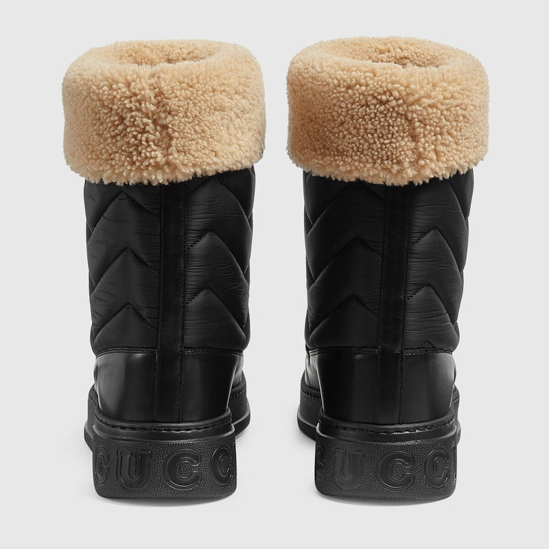 GUCCI Men's chevron boot with Horsebit outlook